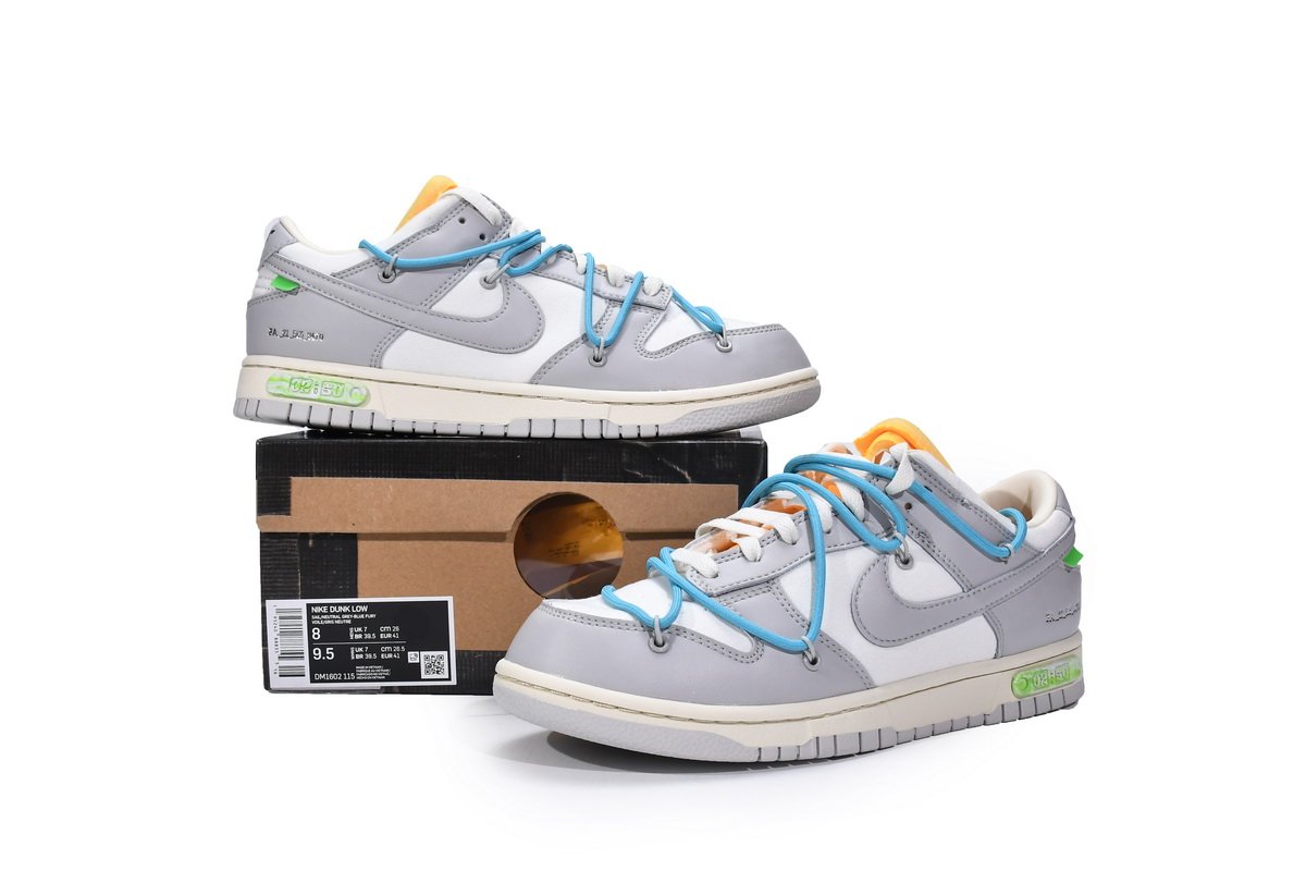 OFF WHITE x Nike Dunk SB Low The 50 NO. 2  DM1602-115 - Image 7