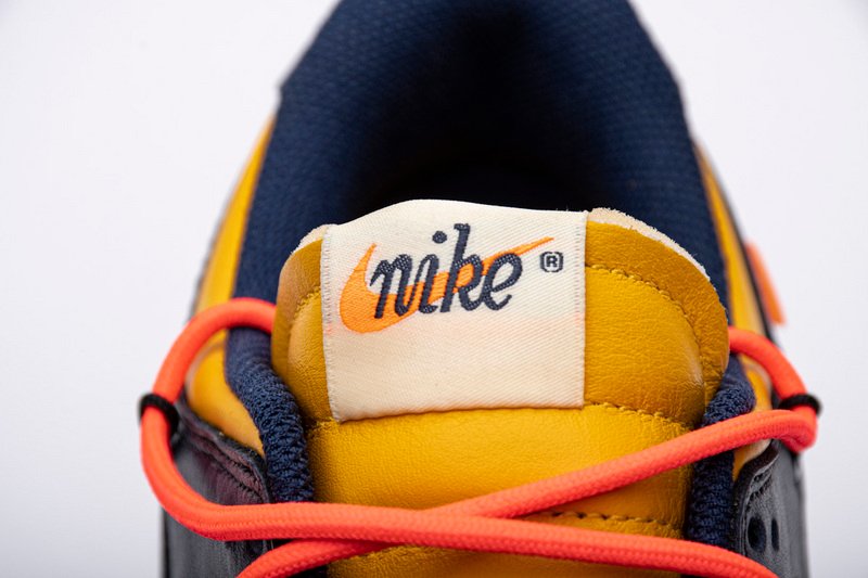 OFF WHITE x Nike Dunk SB Low White Michigan CT0856-700 - Image 6