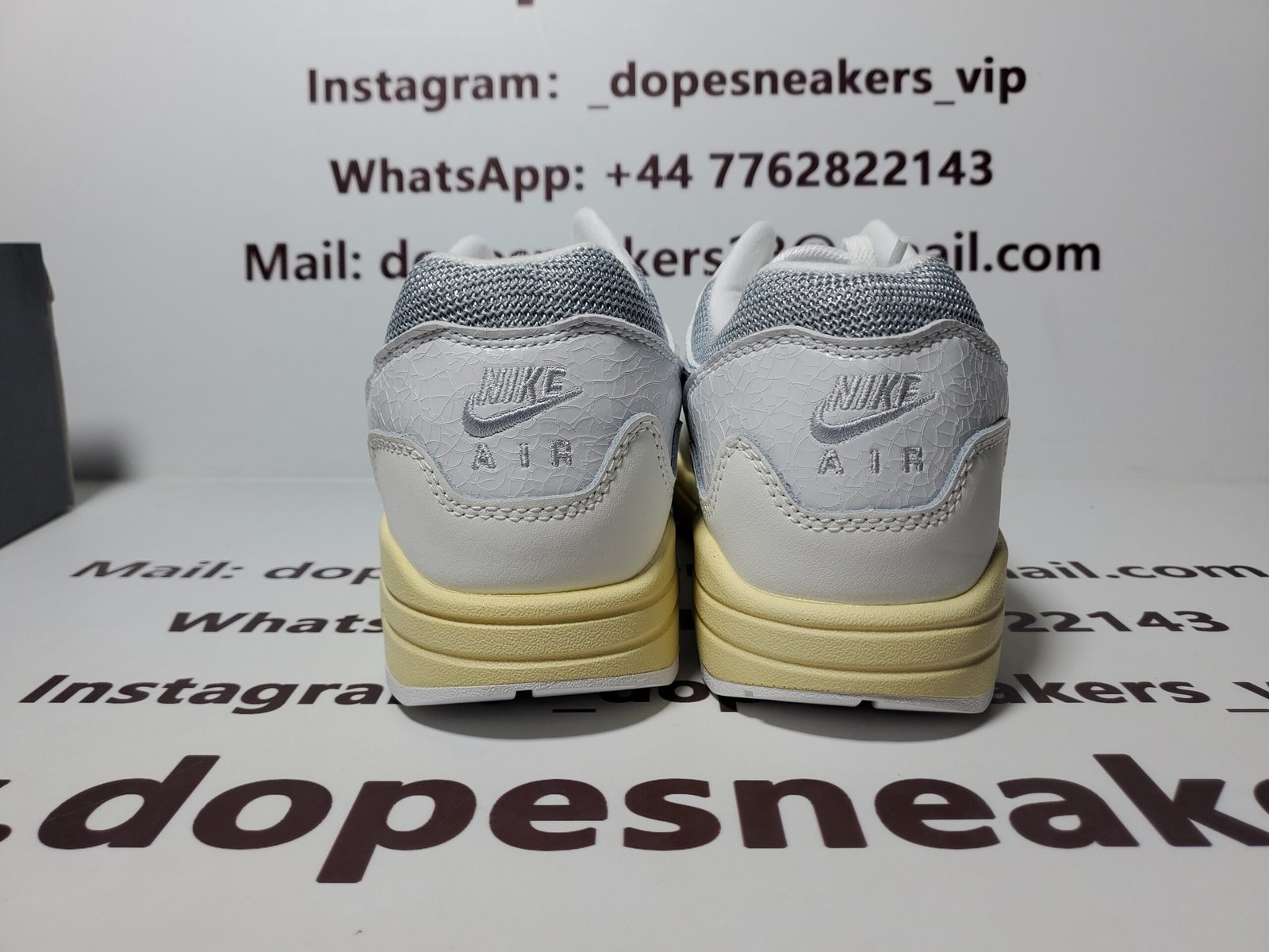 Patta x Nike Fake Air Max 1 white DQ0299-100 - Image 5