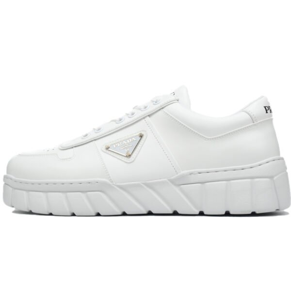 Prada Low-Top Sneakers Serrated White