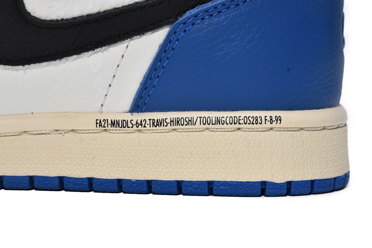 Fragment x Travis Scott x Air Jordan 1  High OG  DH3227-105  (Top Quality) - Image 10
