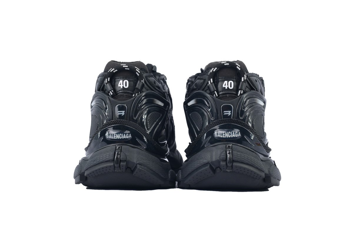 Under Armour x Balenciaga Runner Sneaker 'Black' 813793 WRUCU 1000 - Image 4